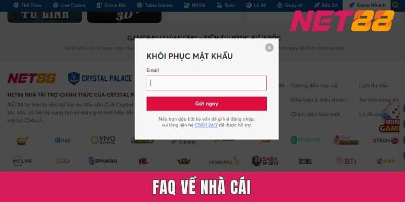 FAQ về nhà cái
