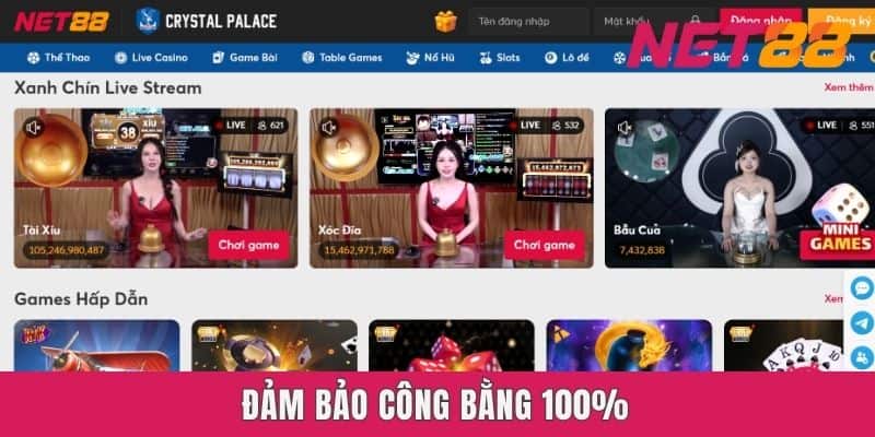 Đảm bảo công bằng 100%