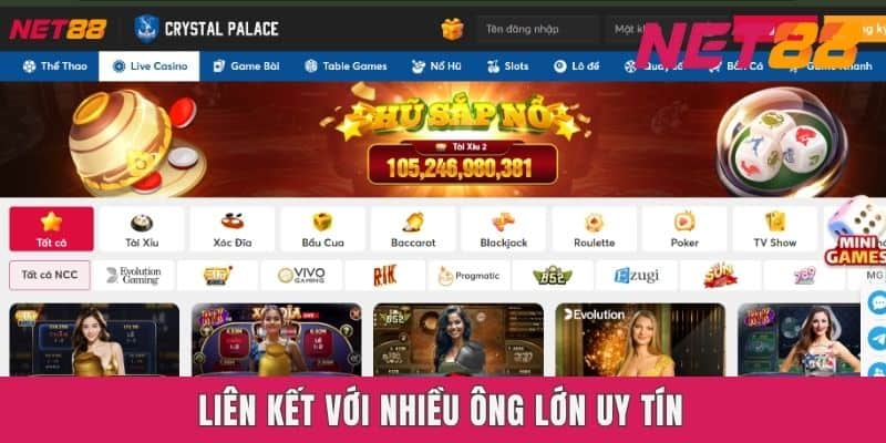 Liên kết với nhiều ông lớn uy tín