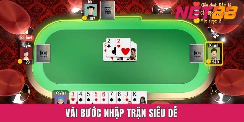 Vài bước nhập trận siêu dễ